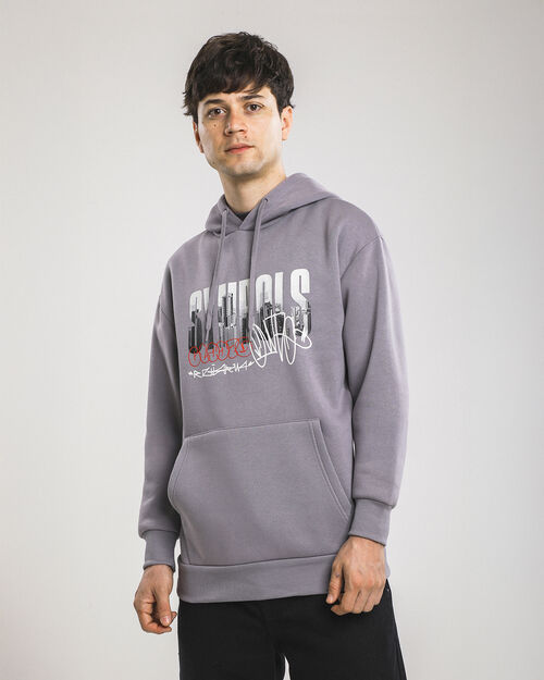 Sudadera Relaxed Estampada